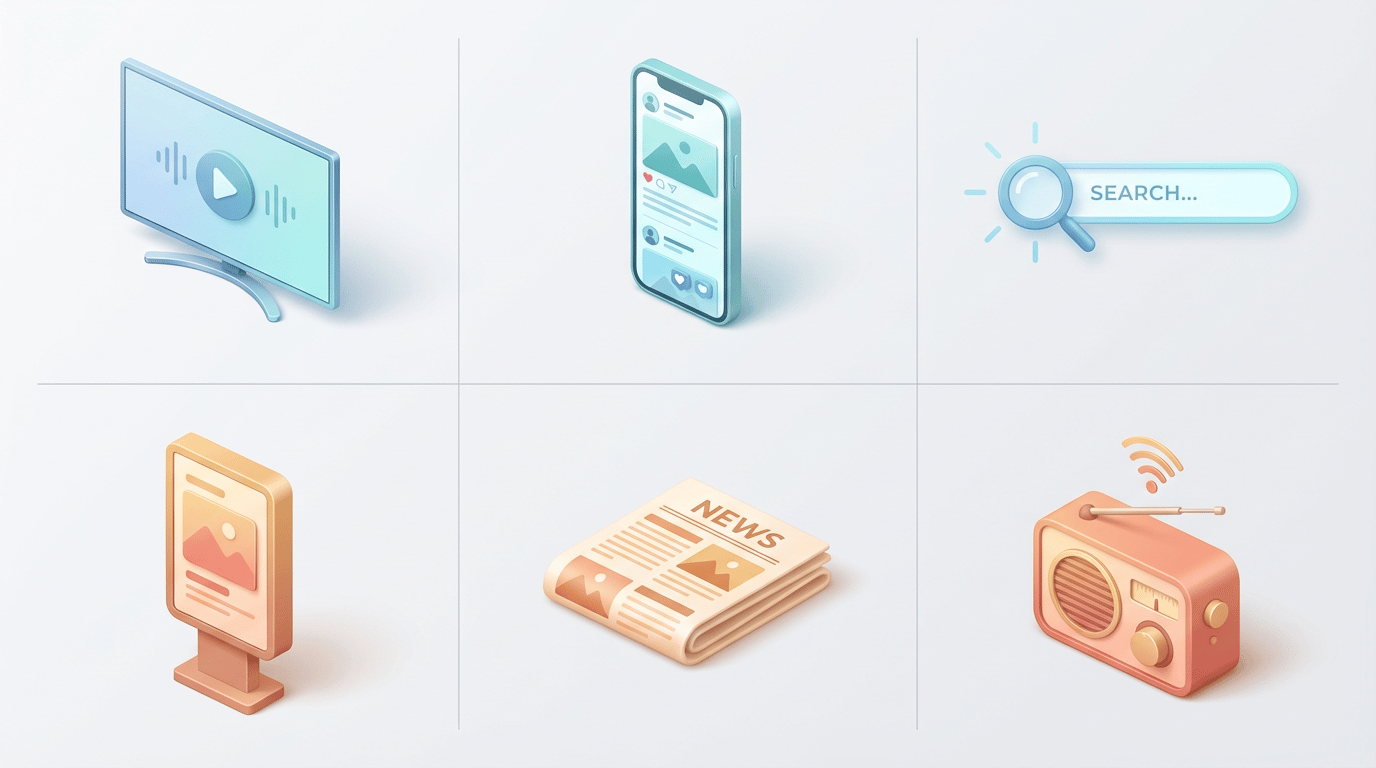 広告の種類一覧｜オンライン・オフライン全20種の特徴と選び方を比較